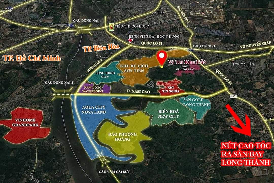 Giá đất Biên Hòa New City tăng trở lại nhờ Đồng Nai thống nhất xây ba cầu nối TP HCM